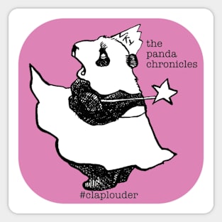 Princess Pinky says #ClapLouder Sticker